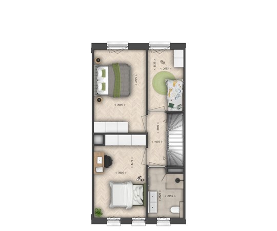 Floorplan - Kanaalstraat Bouwnummer 10, 9301 LT Roden